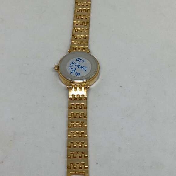 Ellen Tracy ET8065 Women's 32mm Gold Tone Diamond Dial Watch + Bracelet Set - Picture 6 of 11